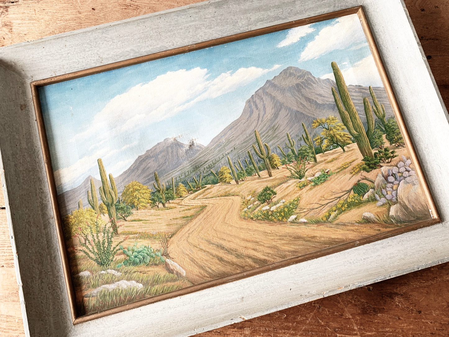Vintage Desert Painting