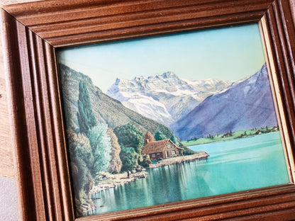 Vintage Framed Landscape