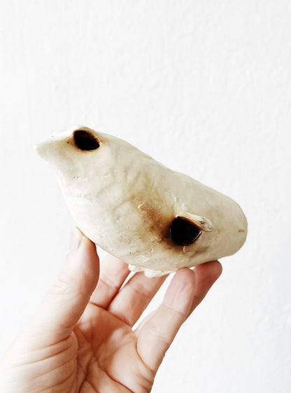 Hand Formed Ceramic Owl