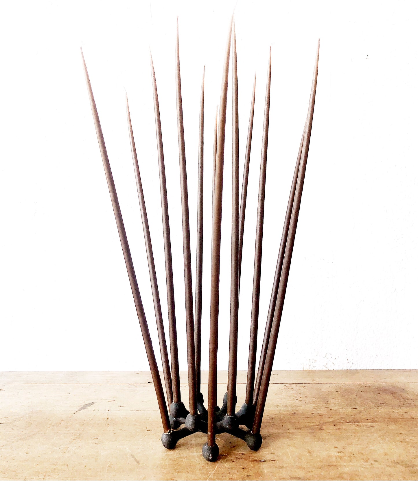 Danish Modern Candleholder and Candles