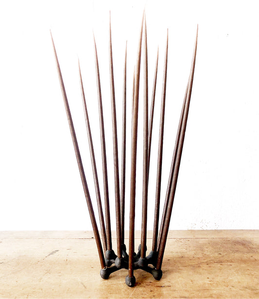 Danish Modern Candleholder and Candles
