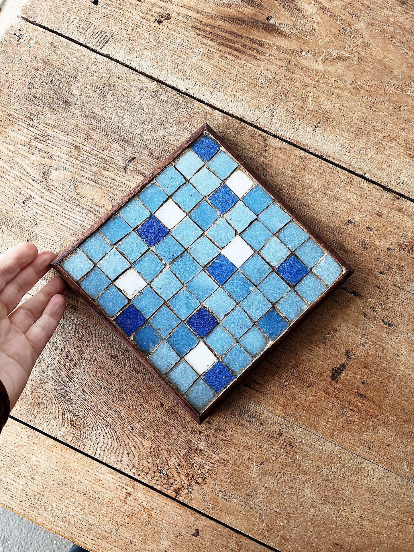 Vintage Tile Mosaic Trivet