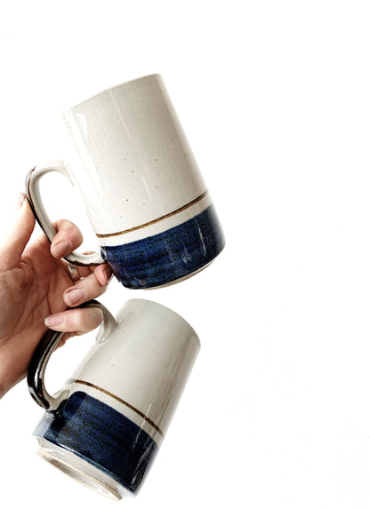 Vintage Ceramic Mug Pair Japan