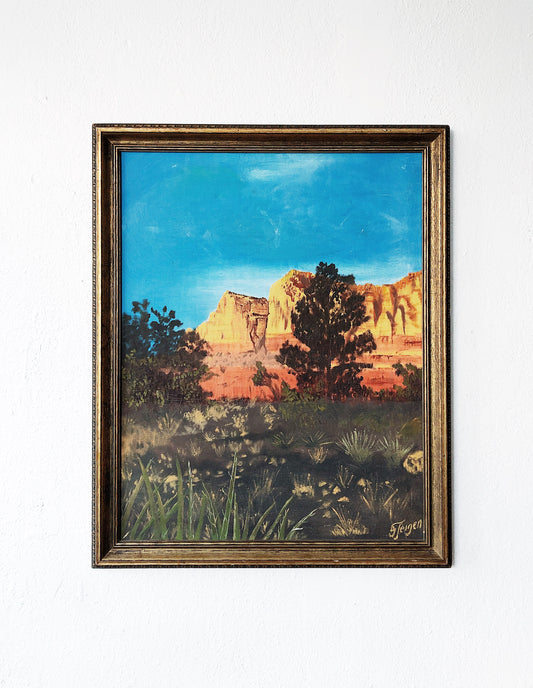Vintage Large Scale Landscape Painting