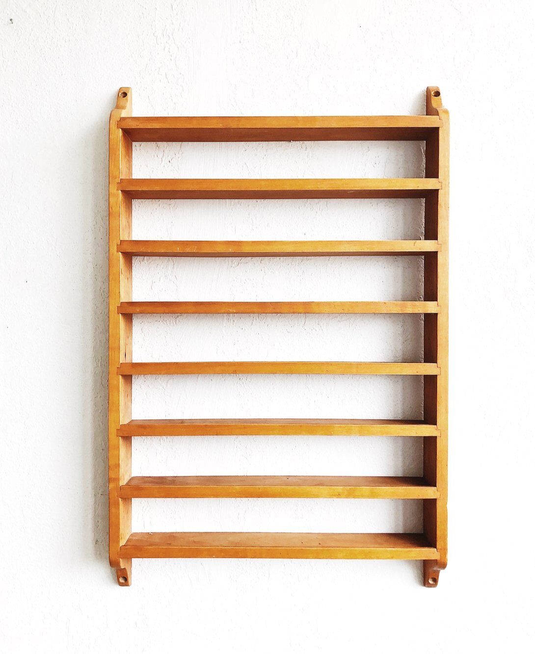 Vintage Wood Apothecary Shelf