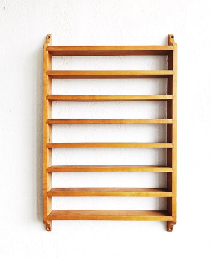 Vintage Wood Apothecary Shelf
