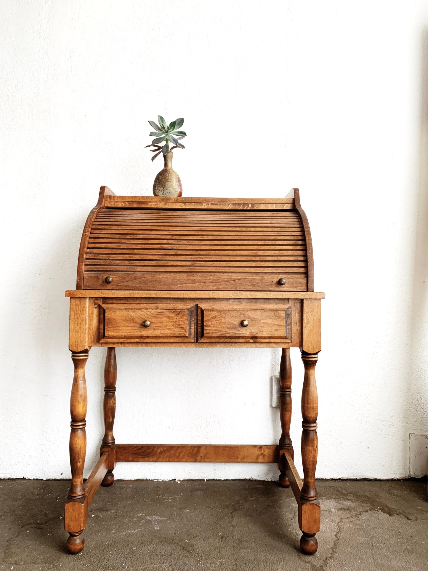 Vintage Oak Writing Desk