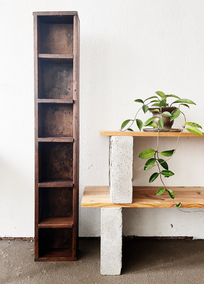 Primitive Cubby Shelf