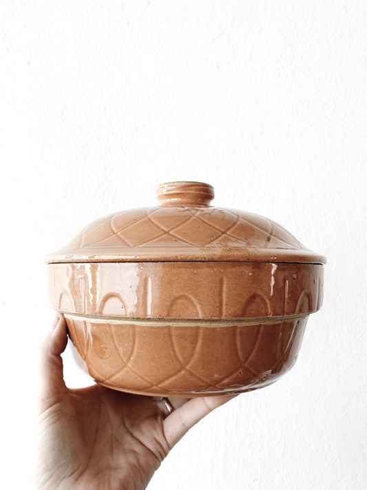 Vintage USA Ware Lidded Crock