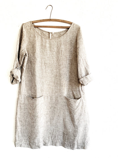 Linen Mini Dress / Tunic