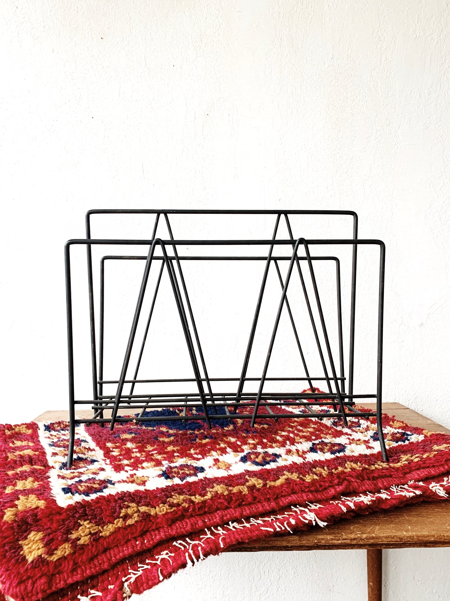 Mid Century Metal Rack