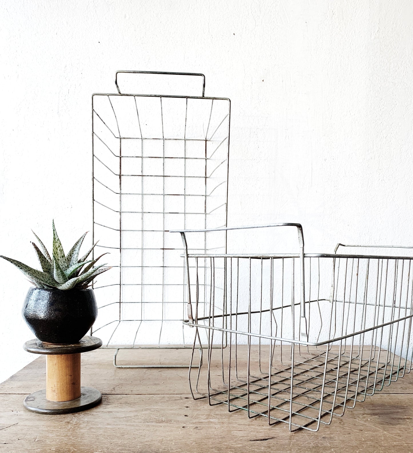 Vintage Wire Basket