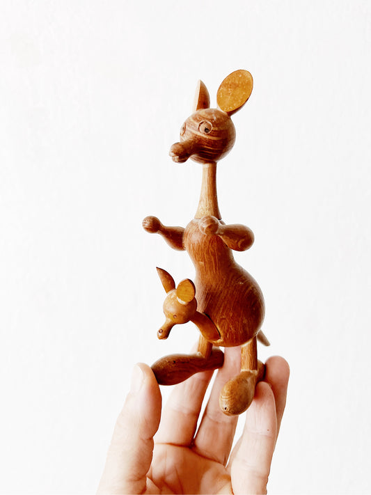 Danish Modern Teak Kangaroo