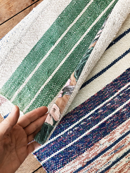 Vintage Hungarian Rag Weaving / Runner