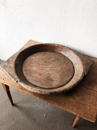 Primitive Wood Dough Bowl