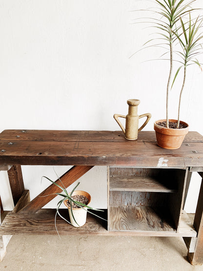 Handmade Vintage Wood Work/Entry Table