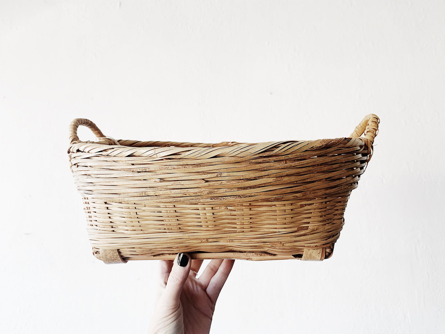 Vintage Handled Basket