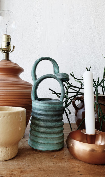 Vintage Terra Cotta Lamp