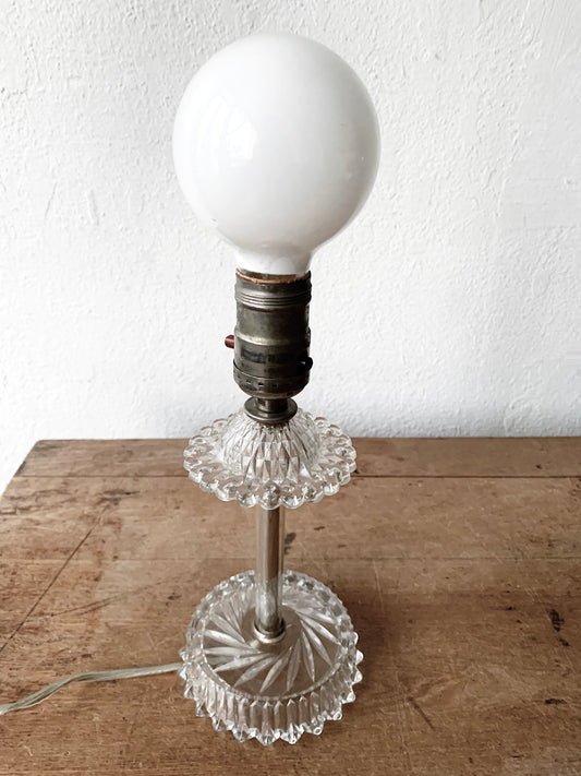 1940’s Cut Glass Lamp