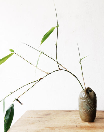 Handmade Brutalist Ikebana Vase