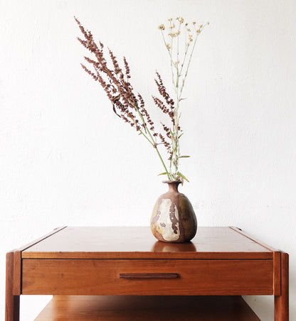 Vintage Danish Teak Rolling Cart