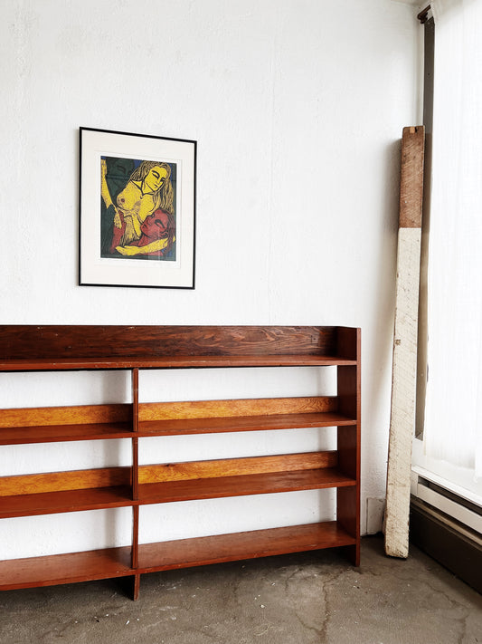 Handmade Long Wood Shelf