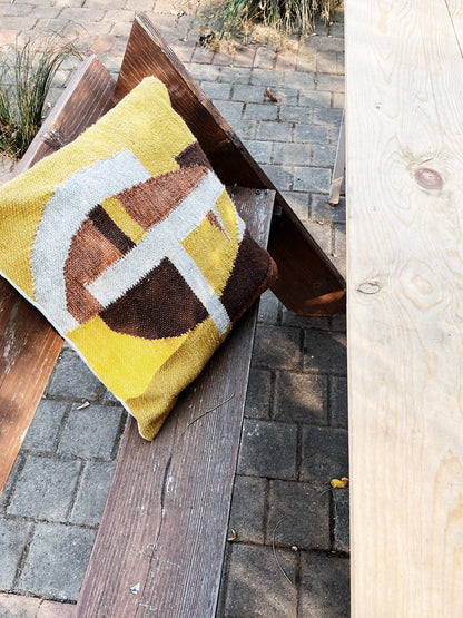 Modern Wool Kilim Pillow