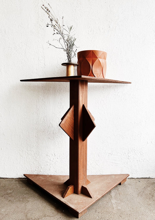 Handmade Vintage Folk Art Table