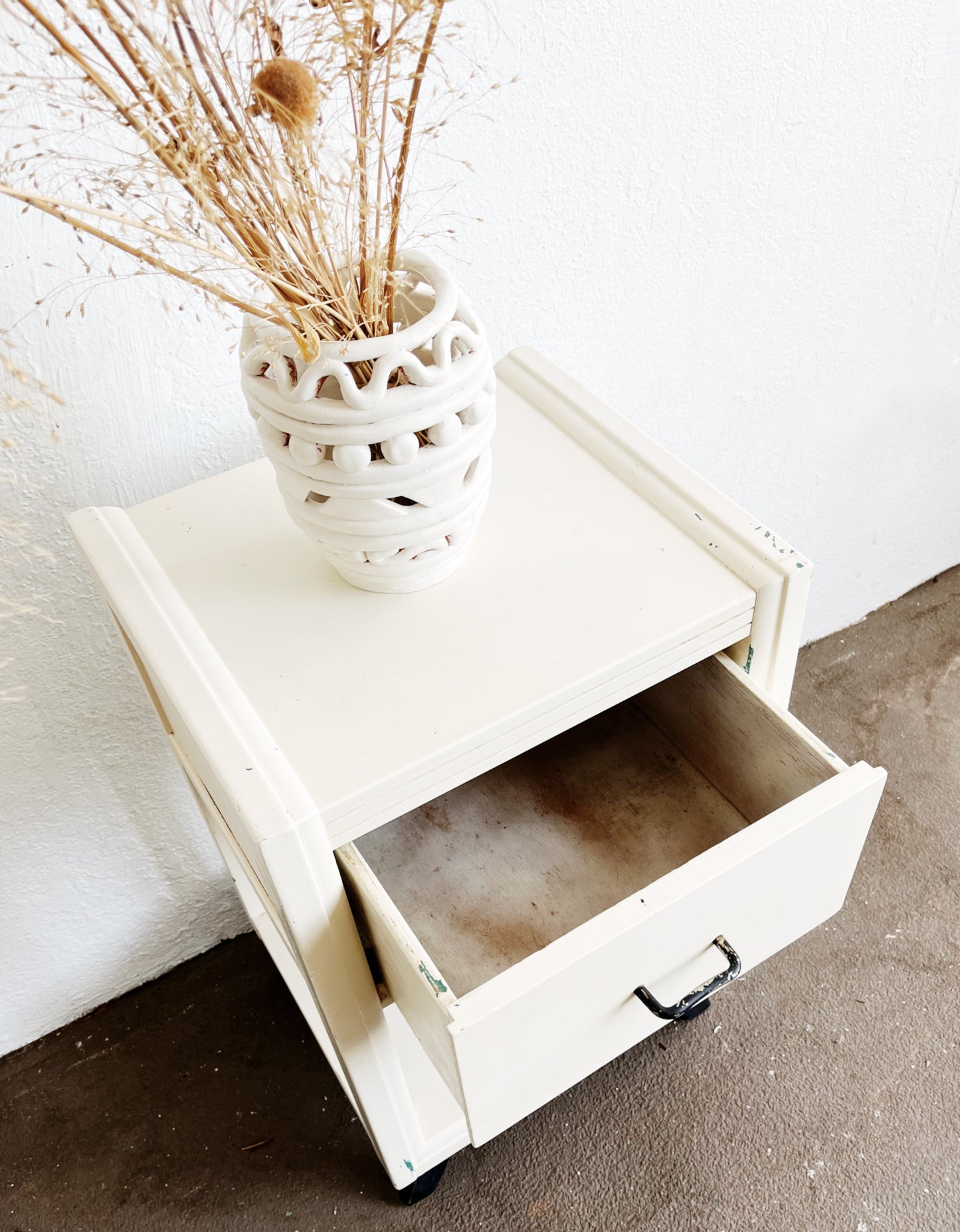 Vintage Wood Night Stand