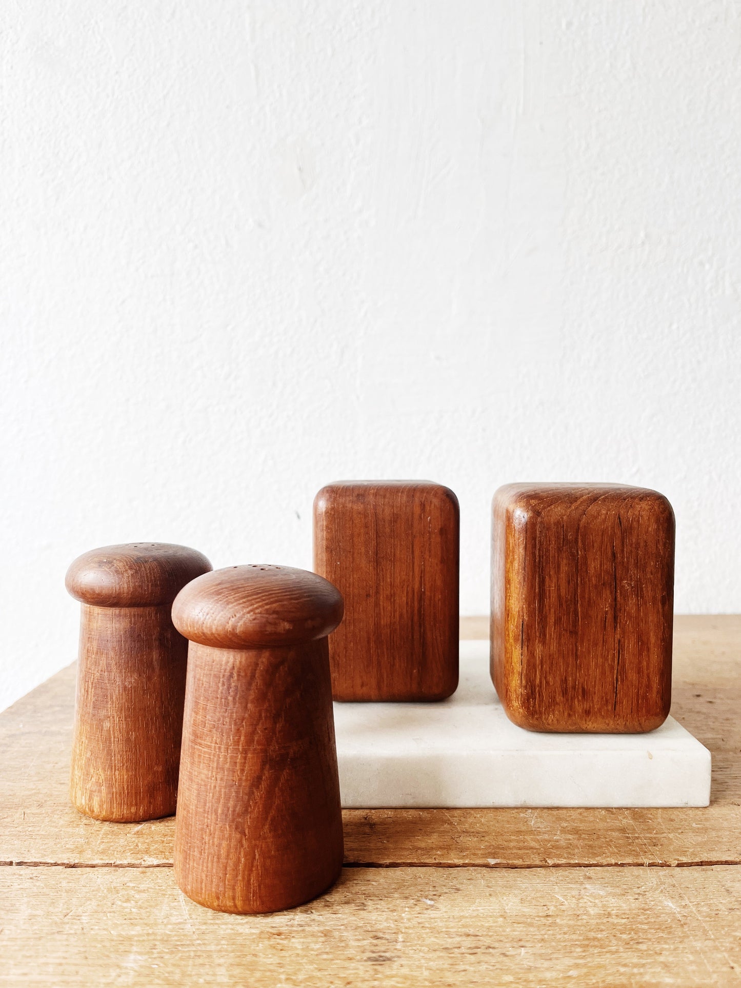 Danish Modern Teak Shakers