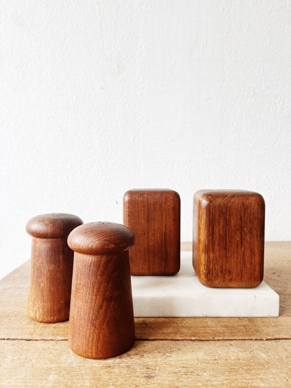Danish Modern Teak Shakers