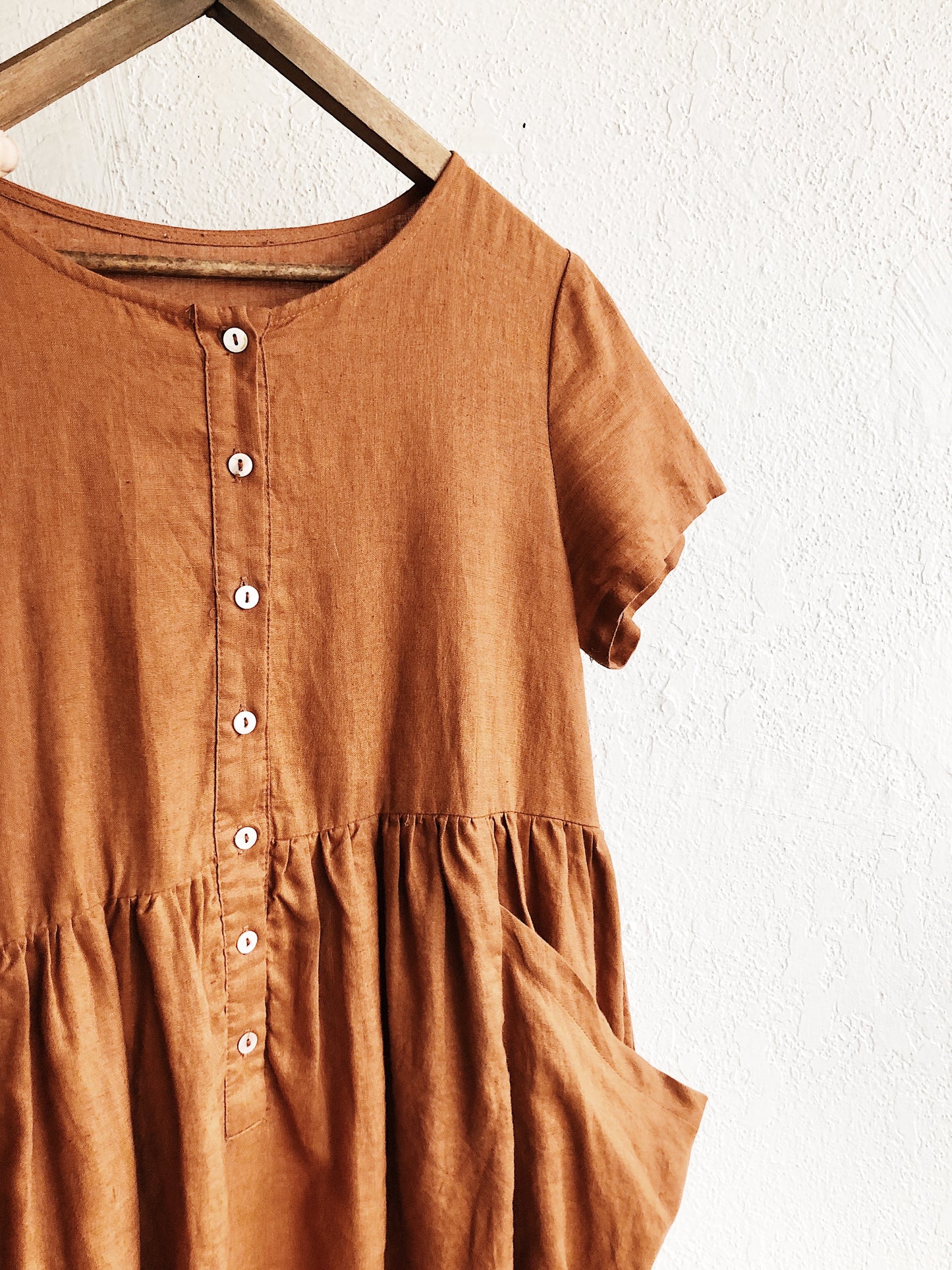 Nutmeg Linen Dress