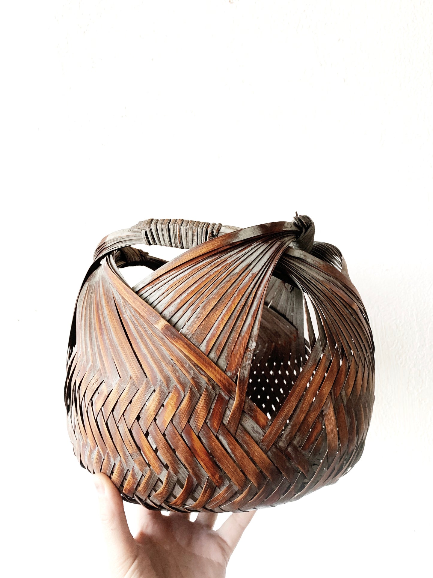 Vintage Twisted Basket