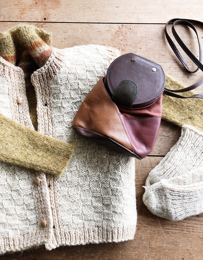 Vintage Leather Cross Body Pouch