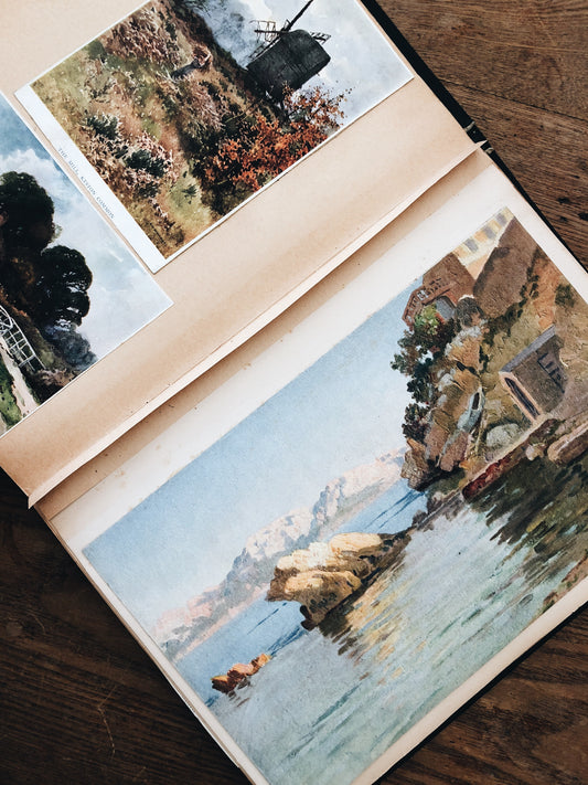 Vintage Landscape Color Study Scrapbook