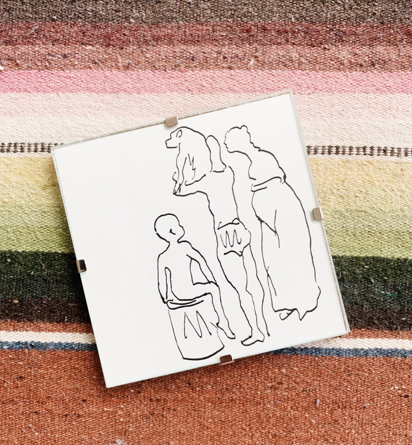 Vintage Picasso Print ‘Family with Monkey’