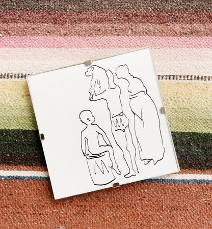 Vintage Picasso Print ‘Family with Monkey’