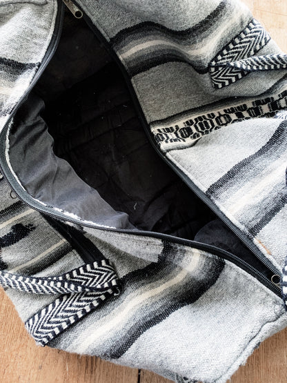Vintage Woven Duffel Bag