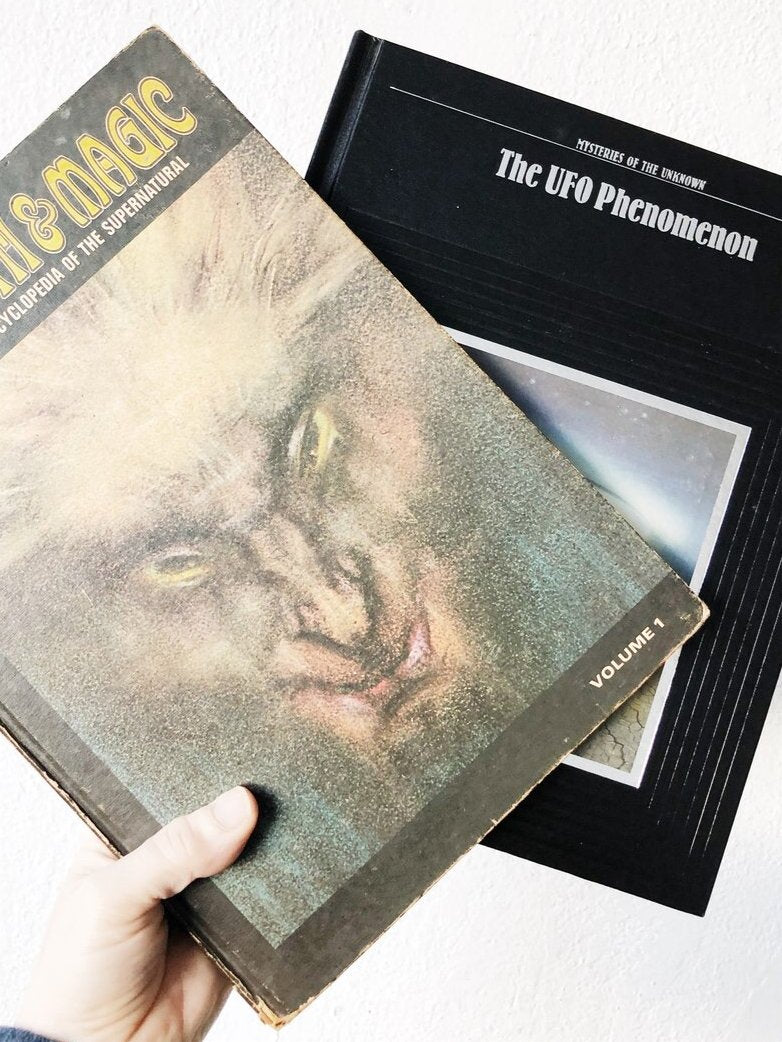 Vintage Supernatural Illustrated Book