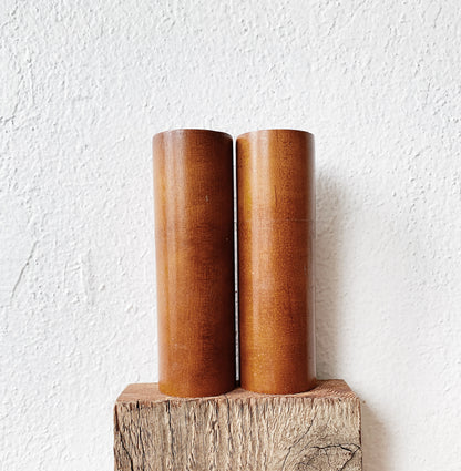 Mid Century Wood S&P Shakers