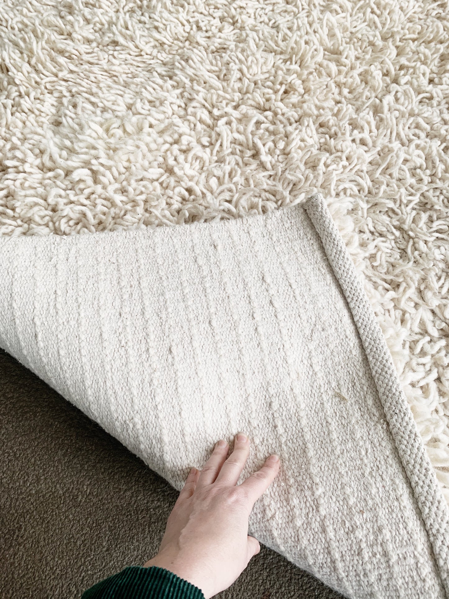 Wool Shag Area Rug