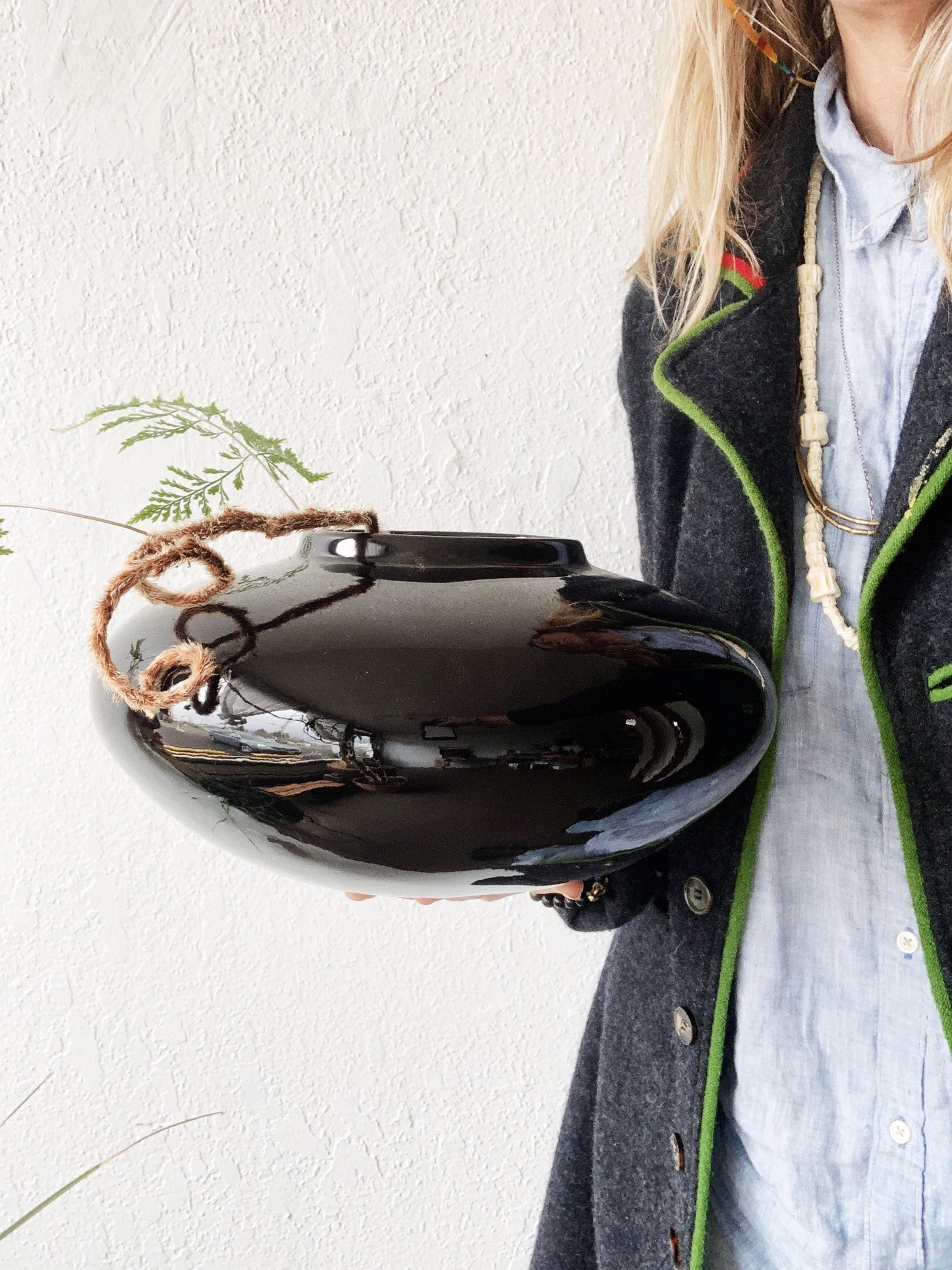 Large Vintage Ceramic Vessel