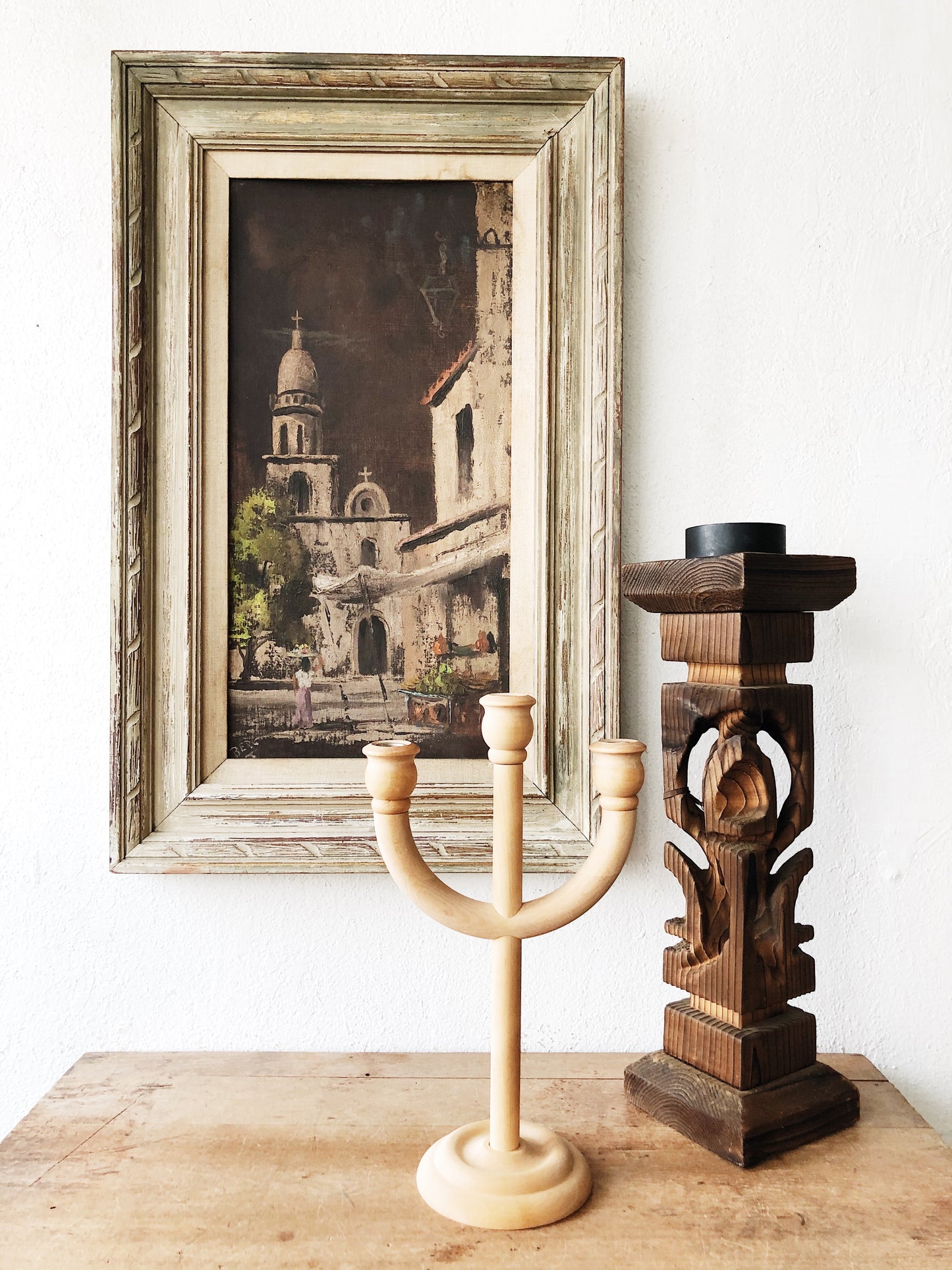 Brutalist Candle Stand