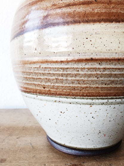 Vintage Handmade Pottery Lamp