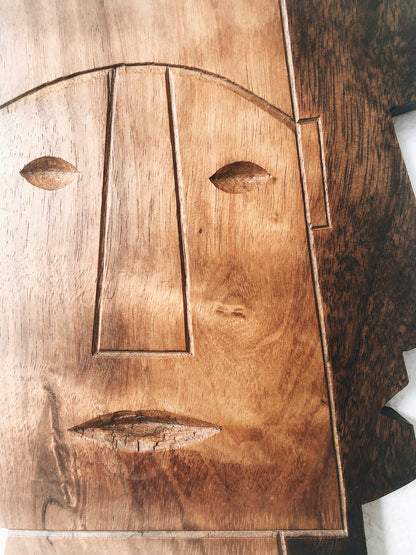 Vintage Modern Art Carving