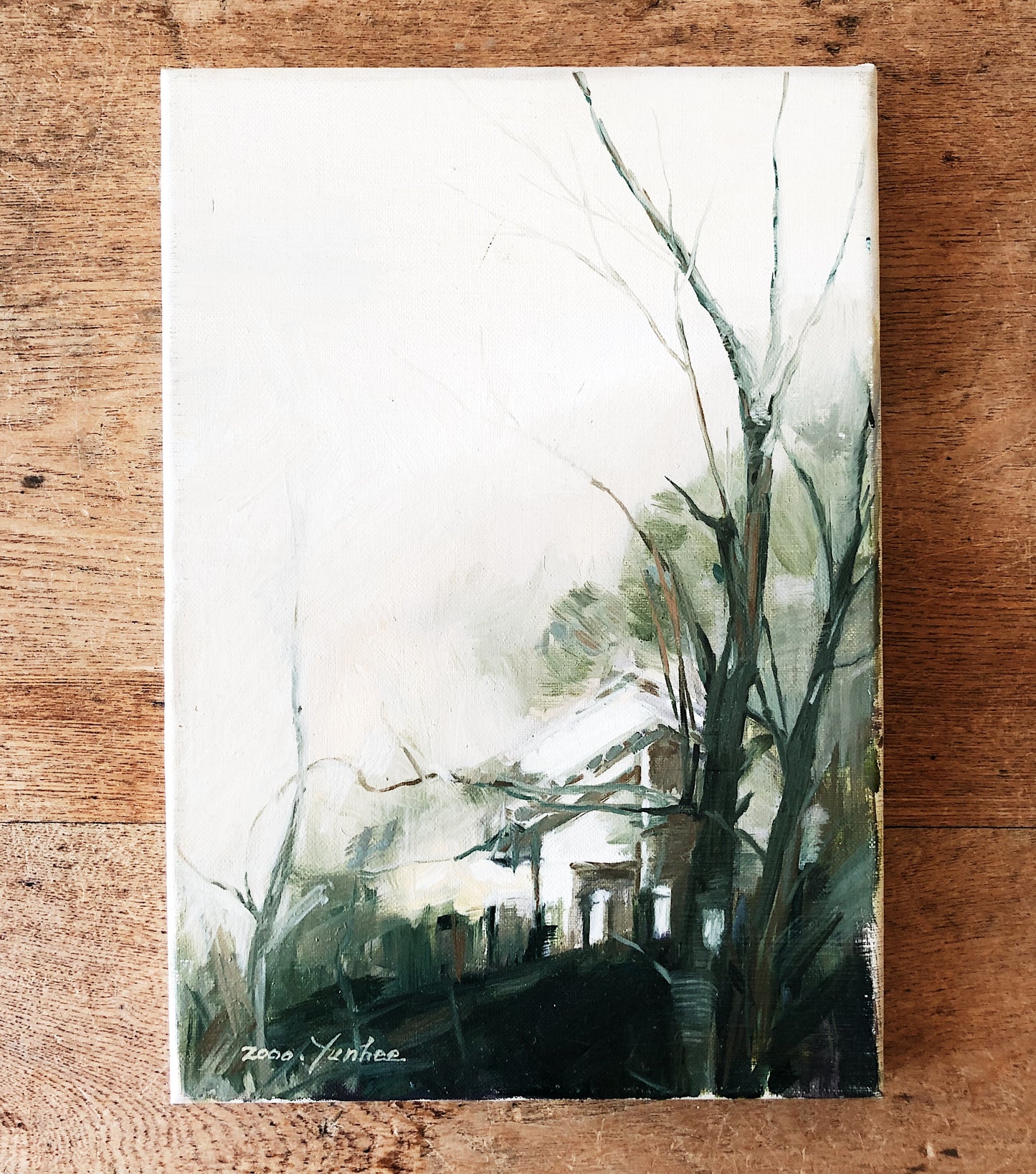 Original Vintage Landscape Painting