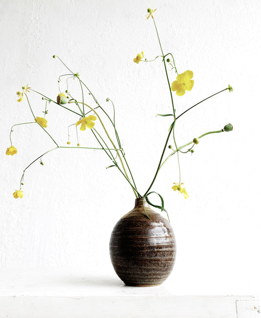 Vintage Ceramic Weed Pot