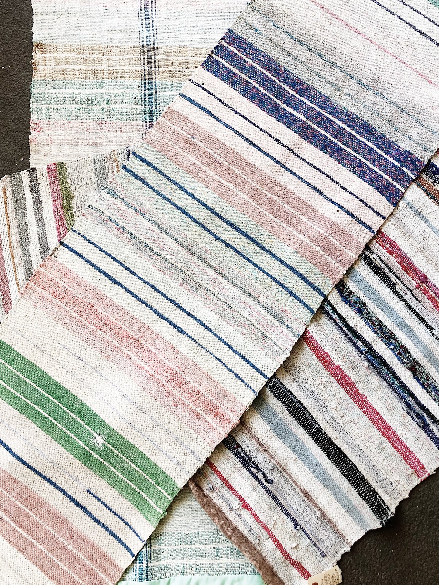 Vintage Hungarian Rag Weaving / Runner