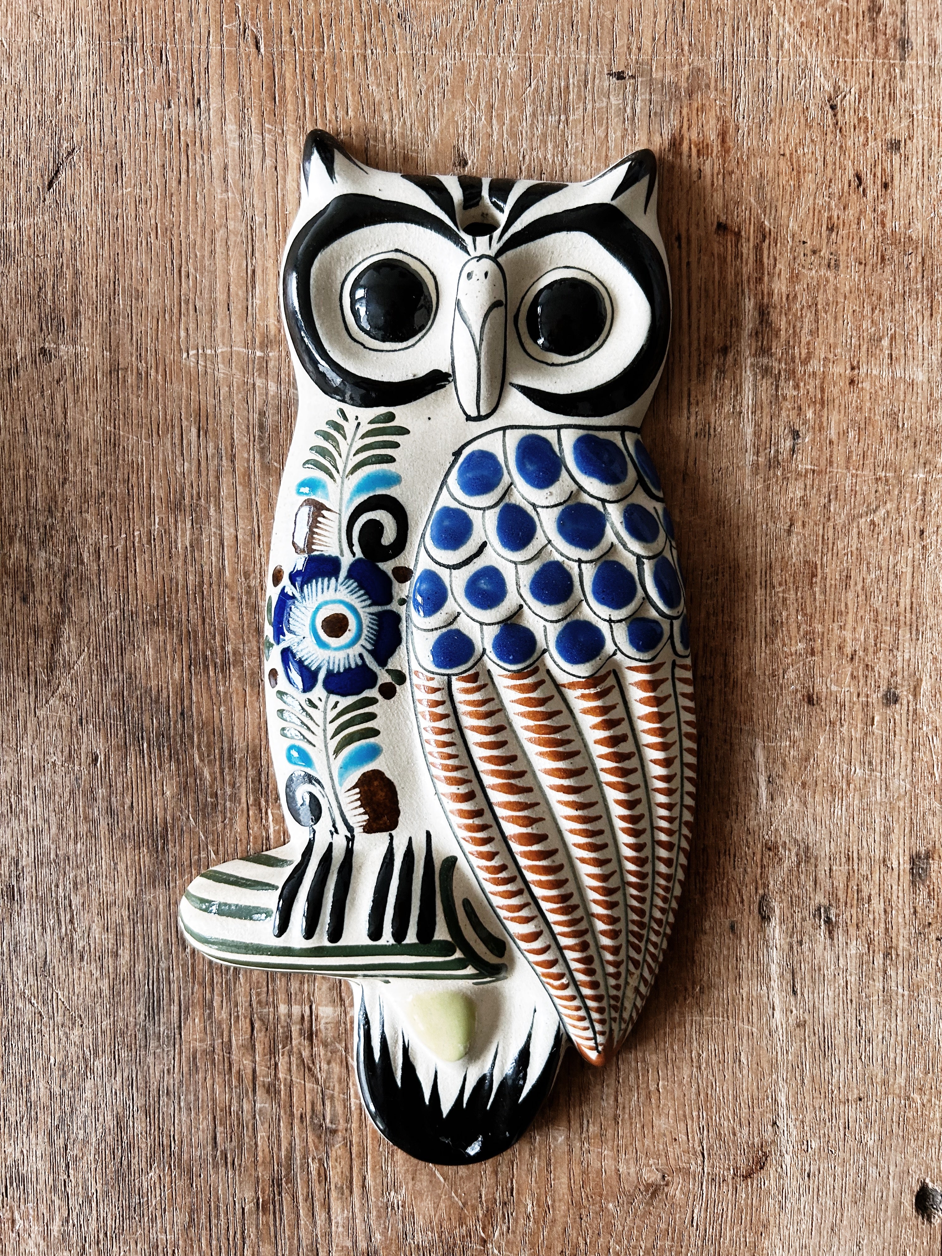 Vintage Tonala Hand Painted Owl Mexico – Maven Collective
