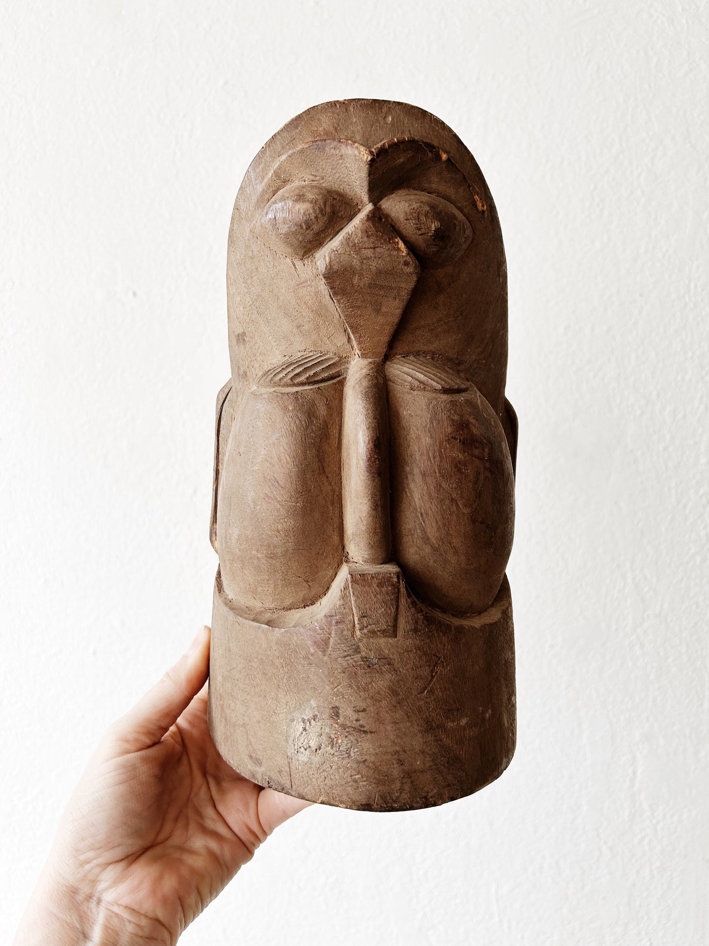 Antique Carved Wood Sculpture